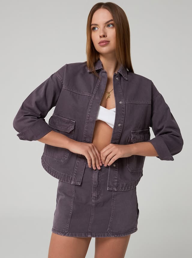 Atlas Denim denim kumaş doku ve yıkama detayı — yakın plan 5